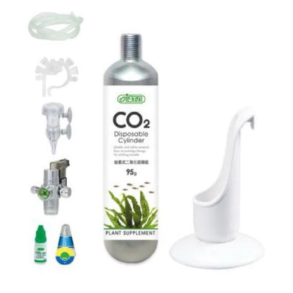 ISTA- Premium CO2 Disposable Supply Set with solenoid Auto on/off during daytime for Aquascape